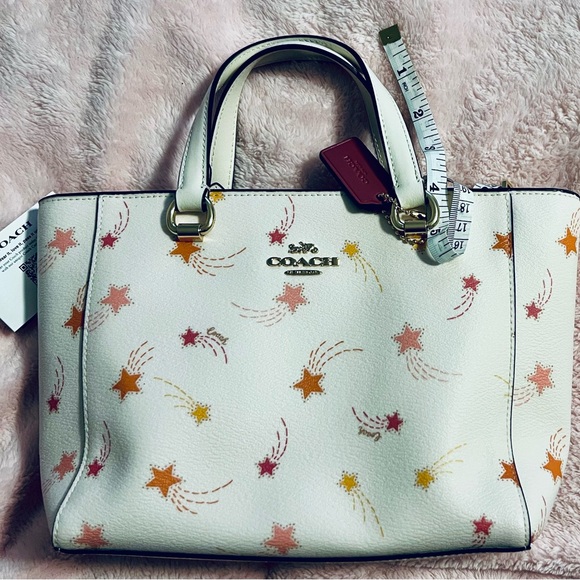 NWOT Coach Alice Satchel LIMITED EDITION Shooting Star Print Bag! - Picture 5 of 16